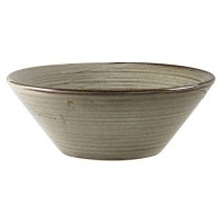 Smoke Grey Terra Conical Bowl